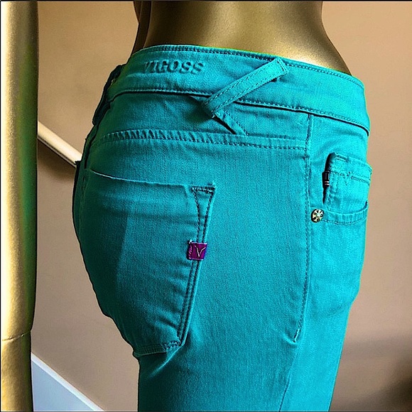 VIGOSS Woman’s 26 Super Skinny The Jagger Premium Bright Colored Denim - Picture 6 of 11